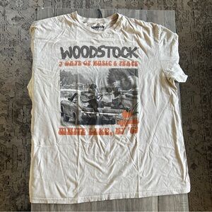 WOODSTOCK PEACE LOVE MUSIC FESTIVAL CONCERT T-Shirt MENS XL